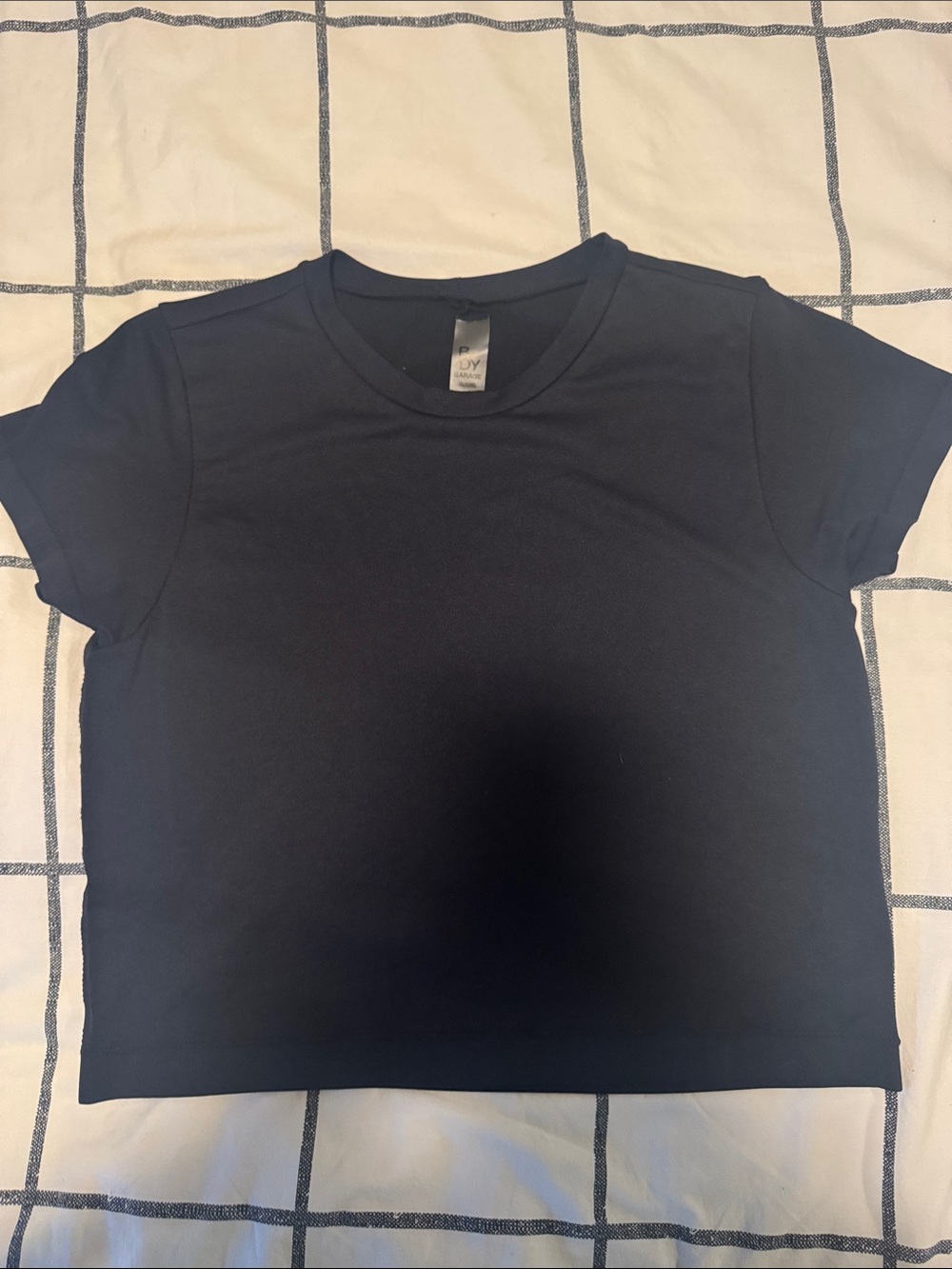 Garage black athletic tshirt size L